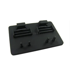 Peças ajustáveis personalizadas da prateleira do pc preto