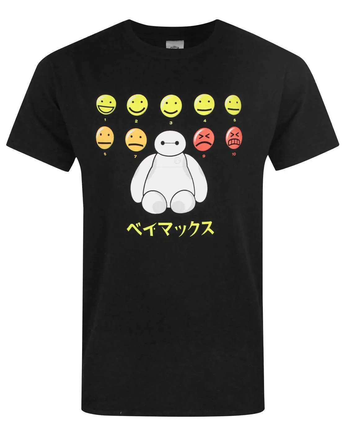 Официальный Большой Герой 6 Baymax обезболивающие весы Мужская футболка Топы летние