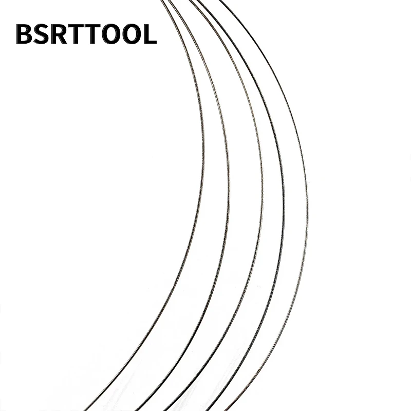 BSRTTOOL 1mm Superfine Diamond Cutting Wire DIY Tool Coping Saw Blades Jade Metal Marble Granite Stone Glass Wood Jewelry