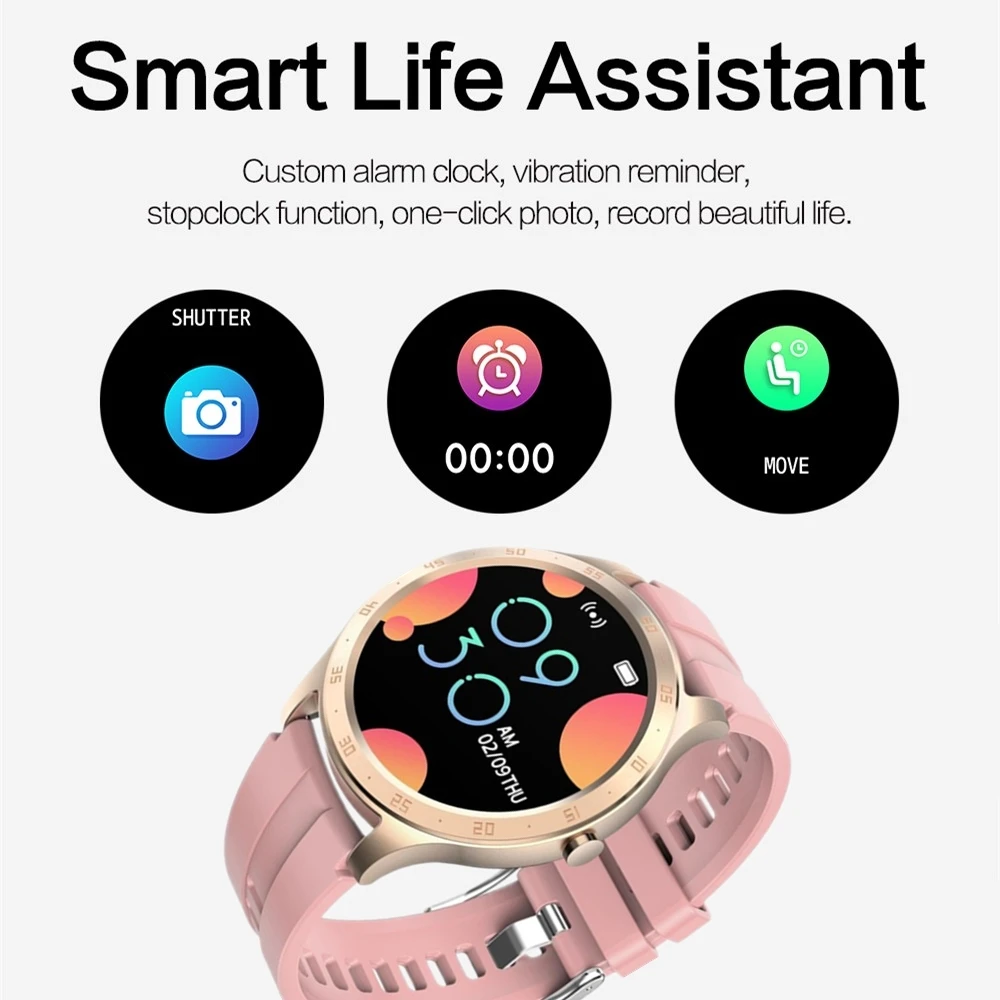 Nennbo S20 Women Smart Watch men Fitness Tracker Smartwatch Heart Rate Monitor Full Touch Screen Sport Pedometer Wristband 2020