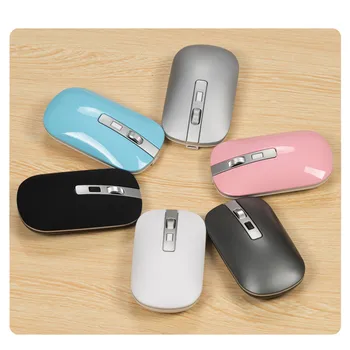 

Dual-Mode 2.4GHz Wireless + Bluetooth 5.1 Mouse 1600DPI Rechargeable Mute Mice Computer Table Ergonomic Silent For PC Laptop