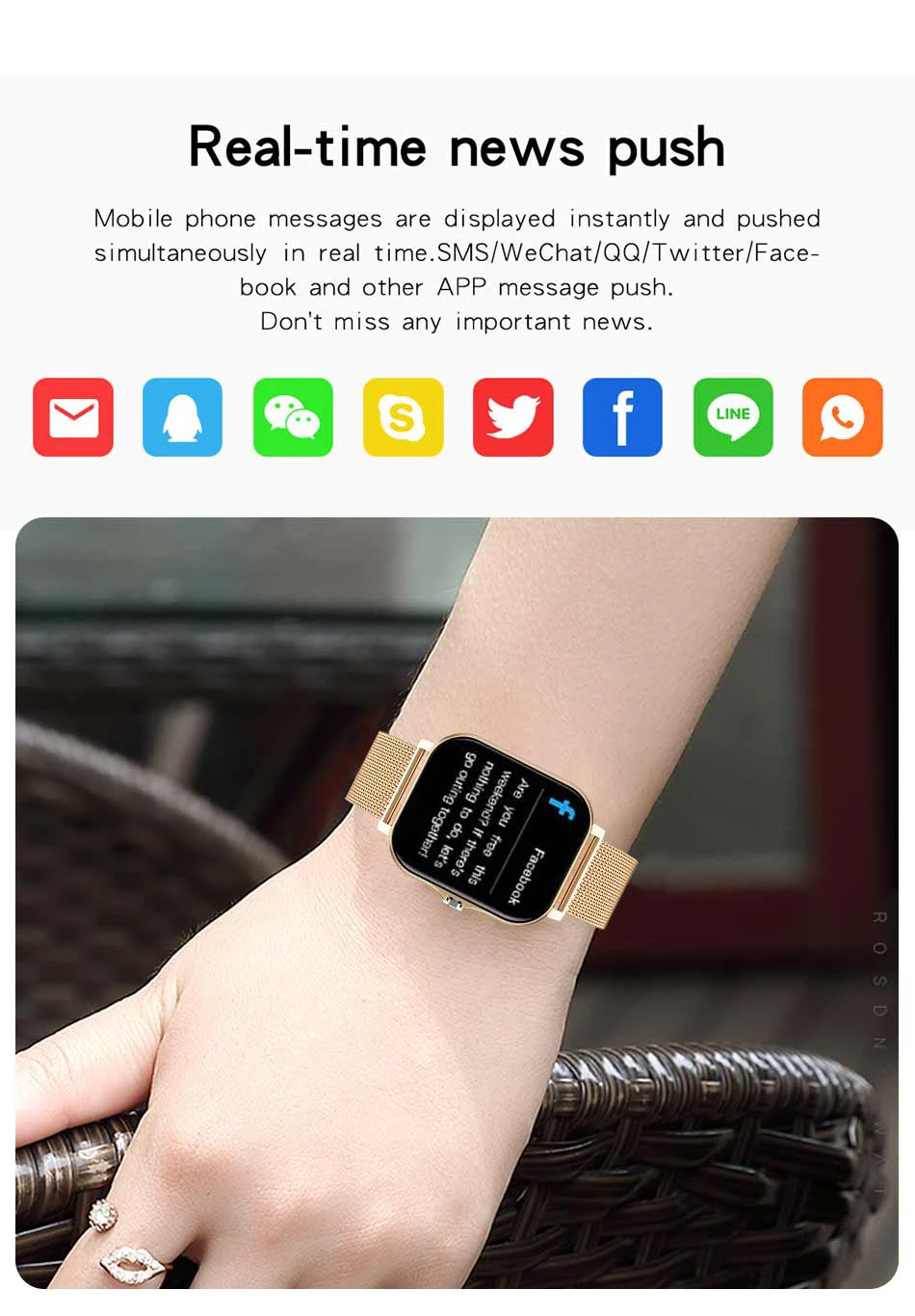 2022 New Men Smart Watch Women 1.69" Full Touch Bluetooth Call Fitness Tracker Heart Rate Monitor Blood Pressure Smart Bracelet