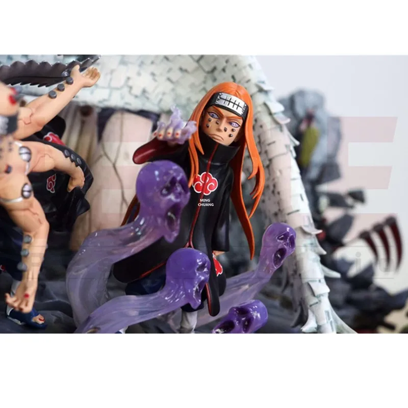 " Наруто статуя Akatsuki член бюст Nagato боль полная длина портрет Yahiko Uzumaki Наруто GK фигурка игрушка коробка 22 см V404