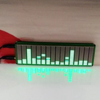 

AABB-16 Level LED Music Audio Spectrum Indicator Amplifier Board Green Color Speed Adjustable with AGC Mode DIY KITS
