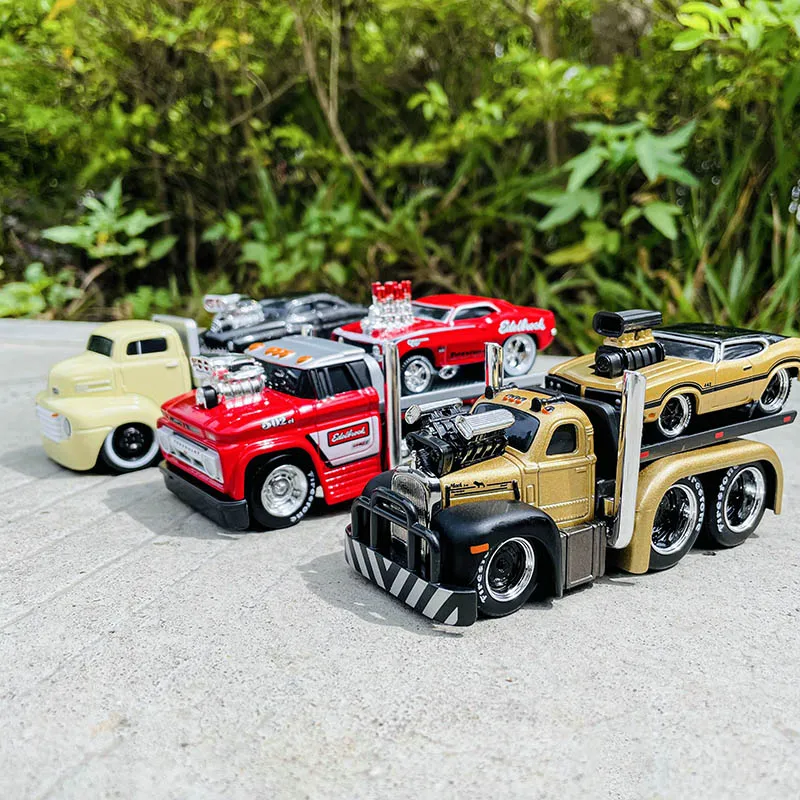 Maisto 1:64 Chevrolet Ford transport truck combination pallet truck static  alloy car model children's toy collection