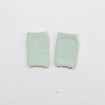 Sky green 1 пара детских наколенников, безопасные наколенники для ползания для малышей, детские гетры и наколенники - Цвет: Sky green