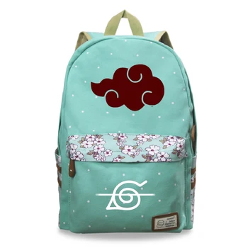 

Naruto Floral Travel Backpack Lady Backpack School Bag Flower Polka Dot Girl School Bag