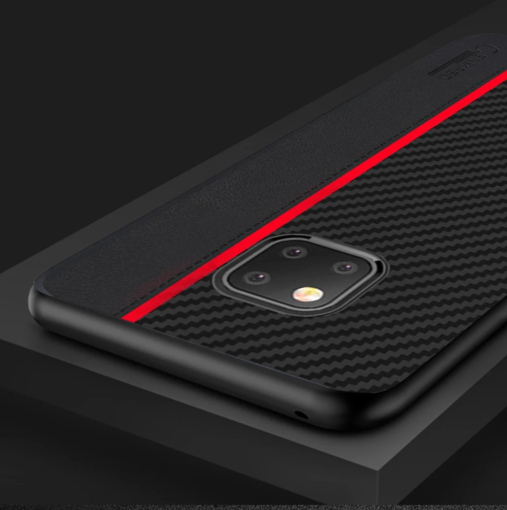 Чехол для huawei mate 20 Pro, чехол для huawei mate 20 Pro Текстура углерода, Противоударная защита, чехол для телефона