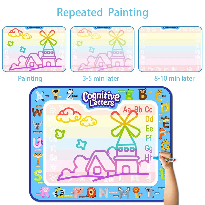 GOOBAT Aqua Magic Doodle коврик для рисования развивающие игрушки детей малышей мальчиков и