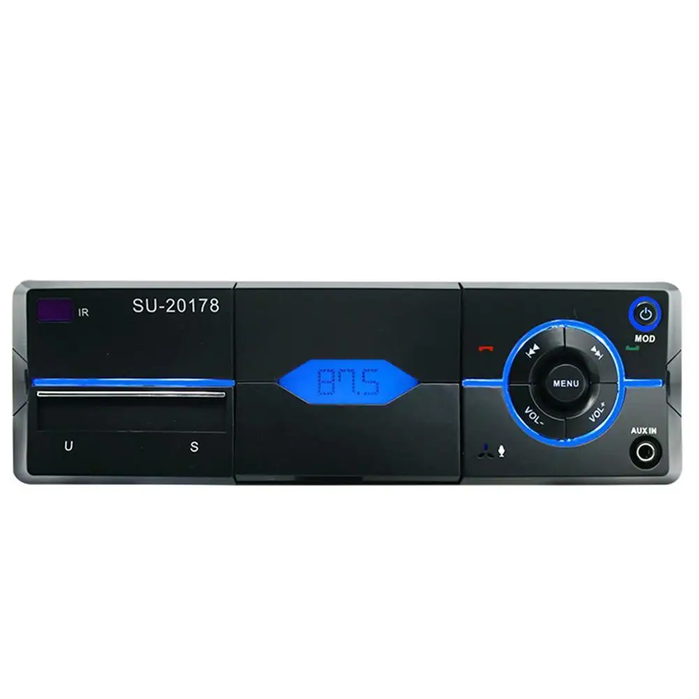 

Car Radio 1 Din MP3 Player Stereo Multimedia Player Bluetooth FM Remote Control USB Audio with Mobile Phone Holder Autoradio