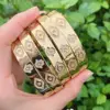 3Pcs  Metal Copper Cz Pave Hand eye Charm Bangle For Women Girl Hip Hop Pulseras Mujer Bijoux Femme 2021 Trend Jewelry 1