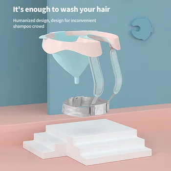 

Upright Shampoo Artifact Plastic Front Buckle Design Home Use Grown Ups Confinement Shampoo Chair Patient Shampoo Artifact