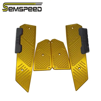 

SEMSPEED Motorcycle CNC FORZA 300 250 125 Footrest Footpad Pedal Mount Plate 2018-2020 For Honda Forza300 Forza125 Forza250 MF13