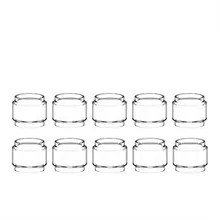 10PCS bubble glass tube for smoking tfv8 baby/tfv12 baby prince/Spirals/vape pen 22/brit one/NRG SE Tank /Moonshot RDTA