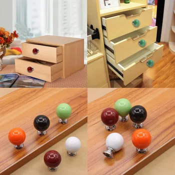 

New Design 1 pcs Cute Vintage Ceramic Door Knob Cabinet Drawer Wardrobe Cupboard Pull Handle Brand New