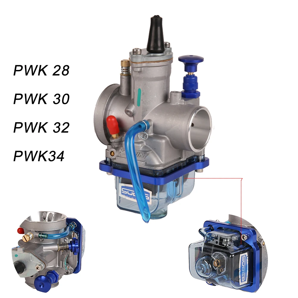 Universal Carburetor PWK 28-34mm 2T 4T For Mikuni Keihin Carburador With Jet Carb KTM Honda Yamaha EXC SXF XCW ATV Dirt Bike | Автомобили