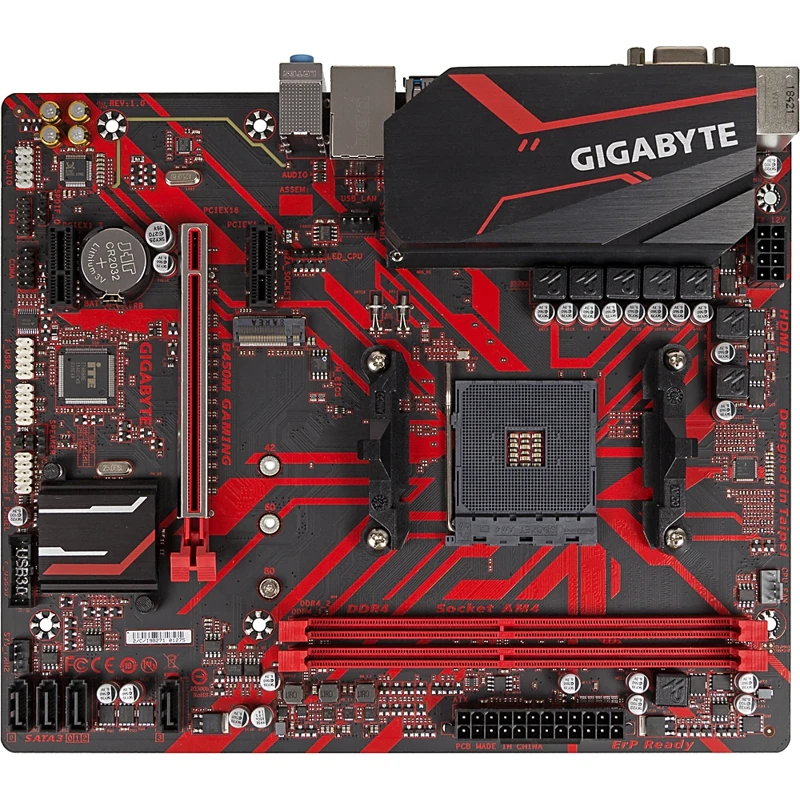 Материнская плата GIGABYTE B450M GAMING