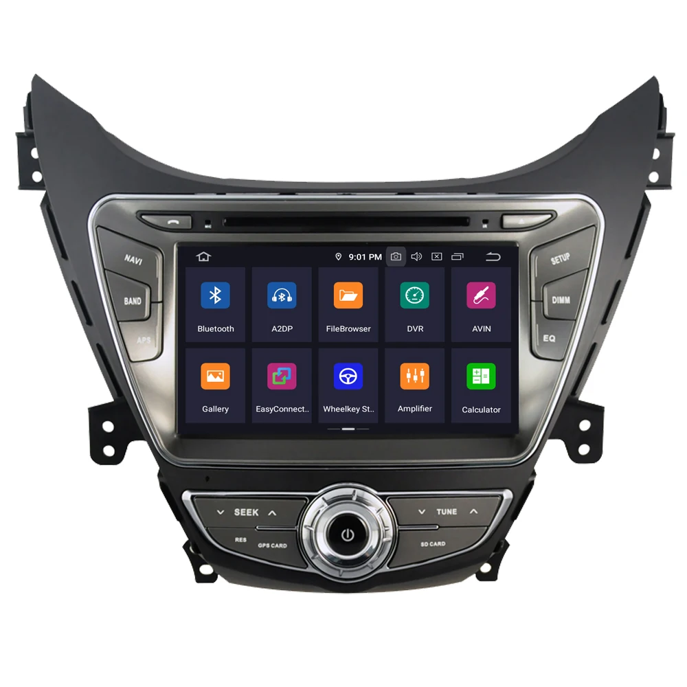 Cheap RoverOne For Hyundai Elantra Avante I35 2010 - 2013 Android 9.0 Autoradio Car Multimedia Player DVD GPS Navigation Head Unit 3