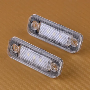 

beler 3 SMD White LED Number License Plate Tag Light Lamp Error Free DC 12V 5W fit for Mercedes Benz W203 5D W211 W219 R171