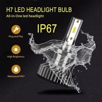 

Car LED headlights H7 H1 H3 H4 H11 9005 9006 9012 CSP-1860 Highlight spotlight Auto Headlamp Fog Light Bulbs Rotatable Modified