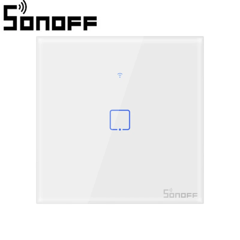 

SONOFF T1 WiFi Smart Switch With 1 Gang,Works With Amazon Alexa And Google Assistant ,Compatible With IFTTT Function