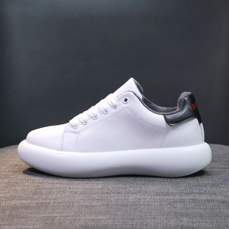 Женская обувь для скейтбординга теплые кроссовки женская Mcqueens на полиуретановой