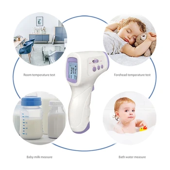

Non-contact Body Temperature Tester Infrared LCD Display Digital Baby/Adult Thermometer Gauge Fever 2020 New
