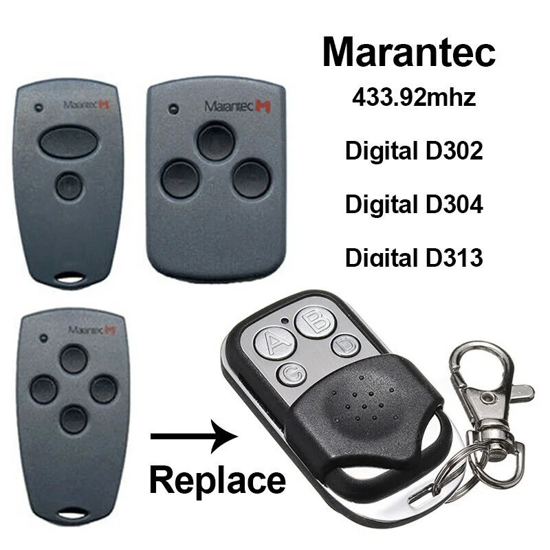 Пульт Marantec Digital D302 D304 433 92 МГц универсальный пульт дистанционного управления