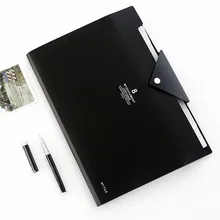 А4, расширяющаяся папка для файлов, многослойная Сумка для документов, органайзер, водонепроницаемая Студенческая Многофункциональная офисная бумажная сумка для хранения