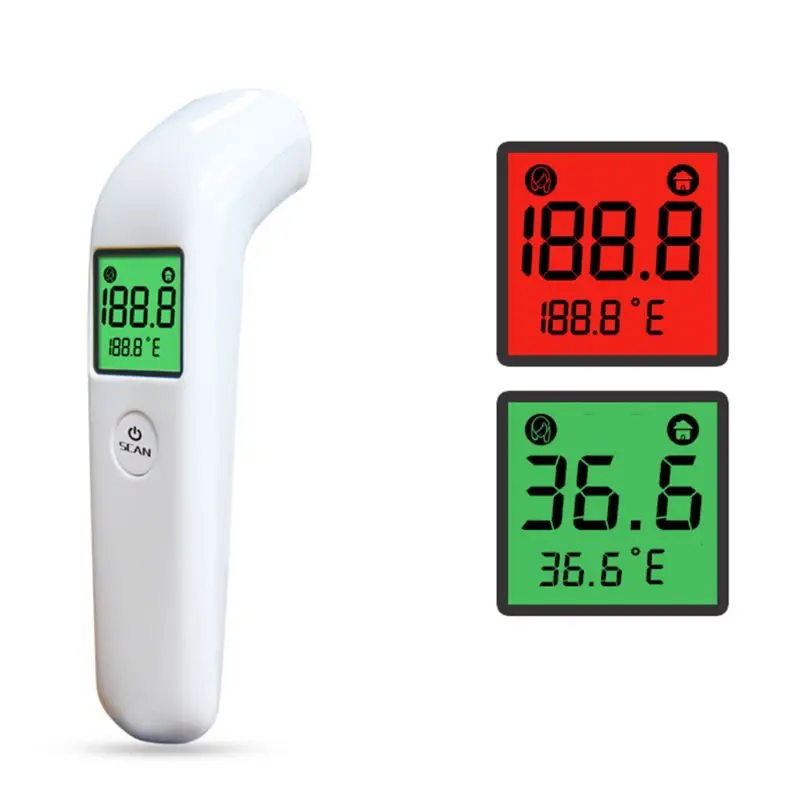 

Infrared Body Forehead Thermometer for Adults Baby Non Contact with Fever Alarm