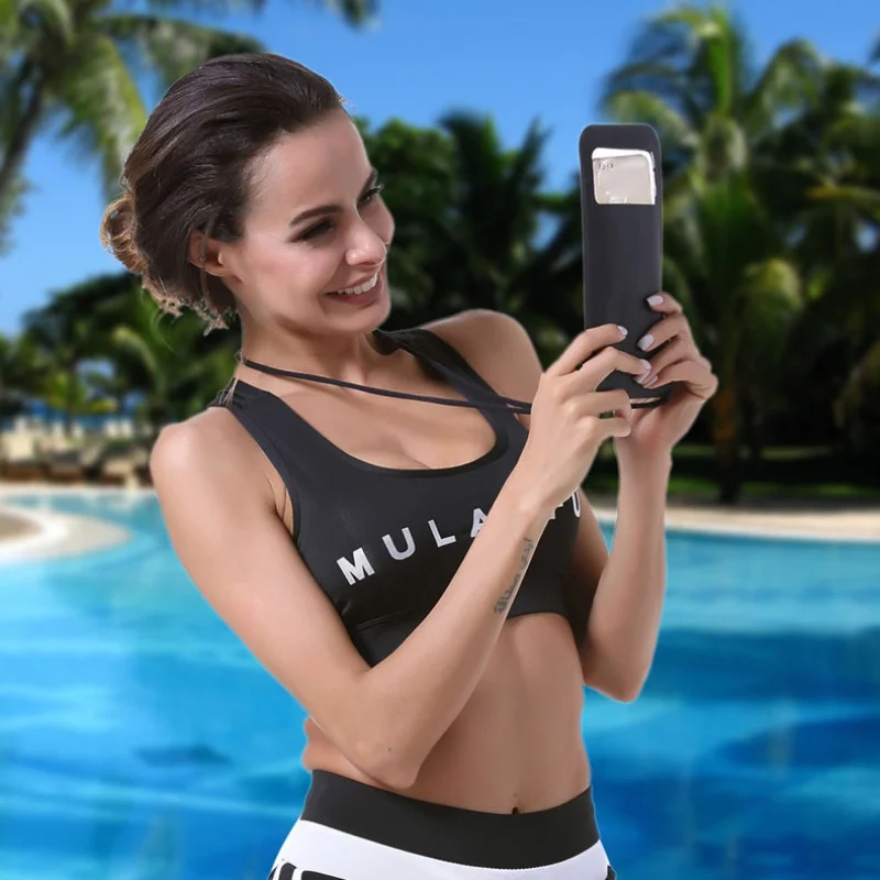 Waterproof Mobile Phone Pouch Smartphone Sealed Pack Underwater Cell Phone Pouch Dry Bag Pool Beach Sea Diving Swimming Bag