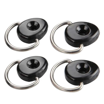 

4pcs Accessories Kayak Canoe Small Sailing Fishing Loop Buckle Camping D Ring Marine Water Sports Tie Down Modern Rigging