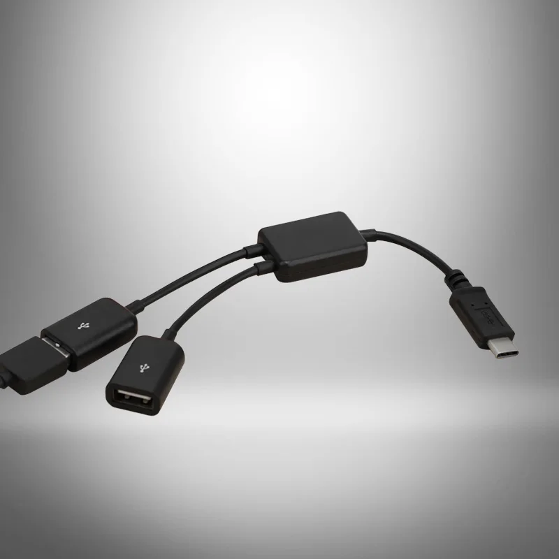 USB 3. 0 Type C OTG Кабель концентратор 2 в 1 3 штекер гнездо двойной кабель
