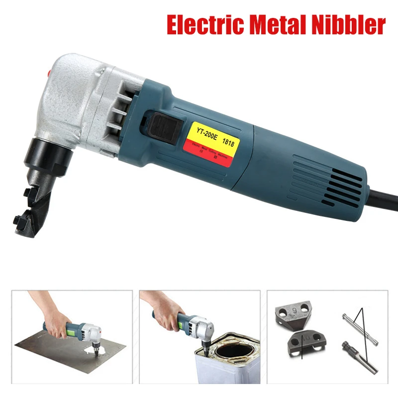 VEVOR Sheet Metal Nibbler 380W, Electric Metal Nibbler 1800RPM High