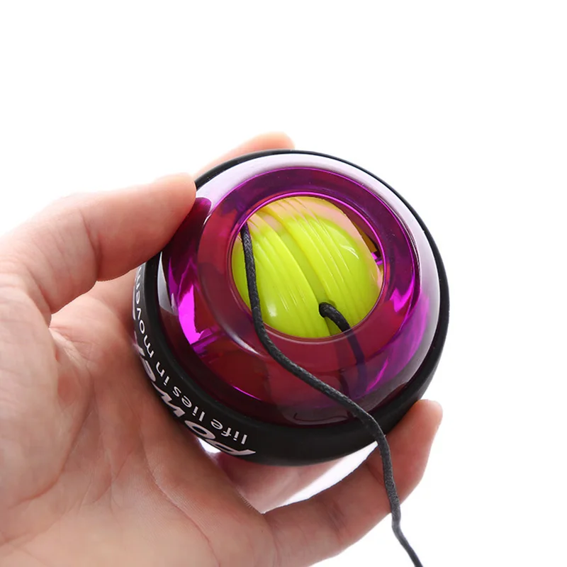 LED Wrist Ball Trainer Gyroscope Strengthener Gyro Power Ball Arm Exerciser Power ball Exercise Machine Gym Fitness Equipment