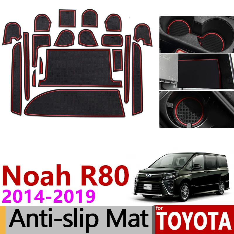 Противогрязный коврик для Toyota Noah Voxy Esquire R80 80 дверной паз ворота слот подставка Противоскользящий коврик