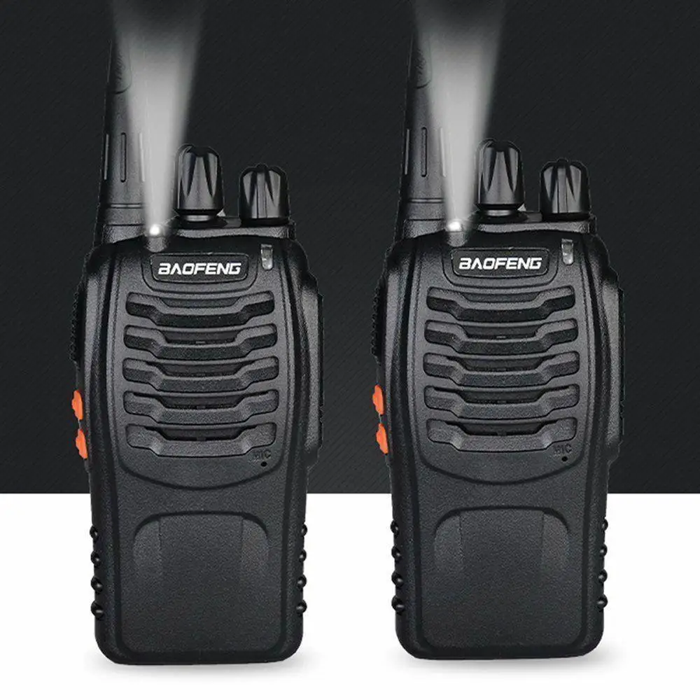 4pcs Original Baofeng BF-888S Walkie Talkie Set Walki-talki Two Way Transmitter Transceiver UHF Radio For Hunting Outdoor Worker walkie talkie