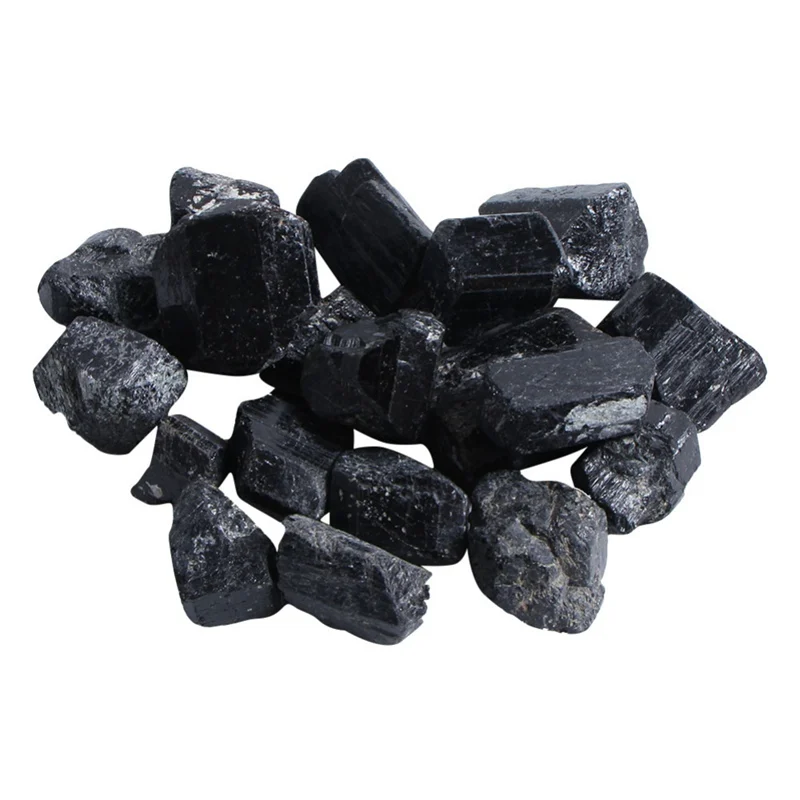 100 г/пакет натуральный черный турмалин кристалл грубый камень образец минерала натуральные камни и минералы мелкозернистый Камень Турмалин