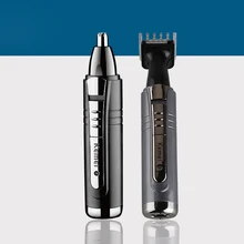 YMH SKU2987 Электрический волос в носу два-в-одном 6511 волос в носу триммер ноздри очиститель