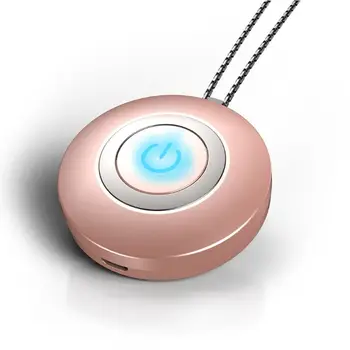 

Wearable Air Purifier Necklace Mini Portable USB Air Cleaner Negative Ion Air Freshener Dropship