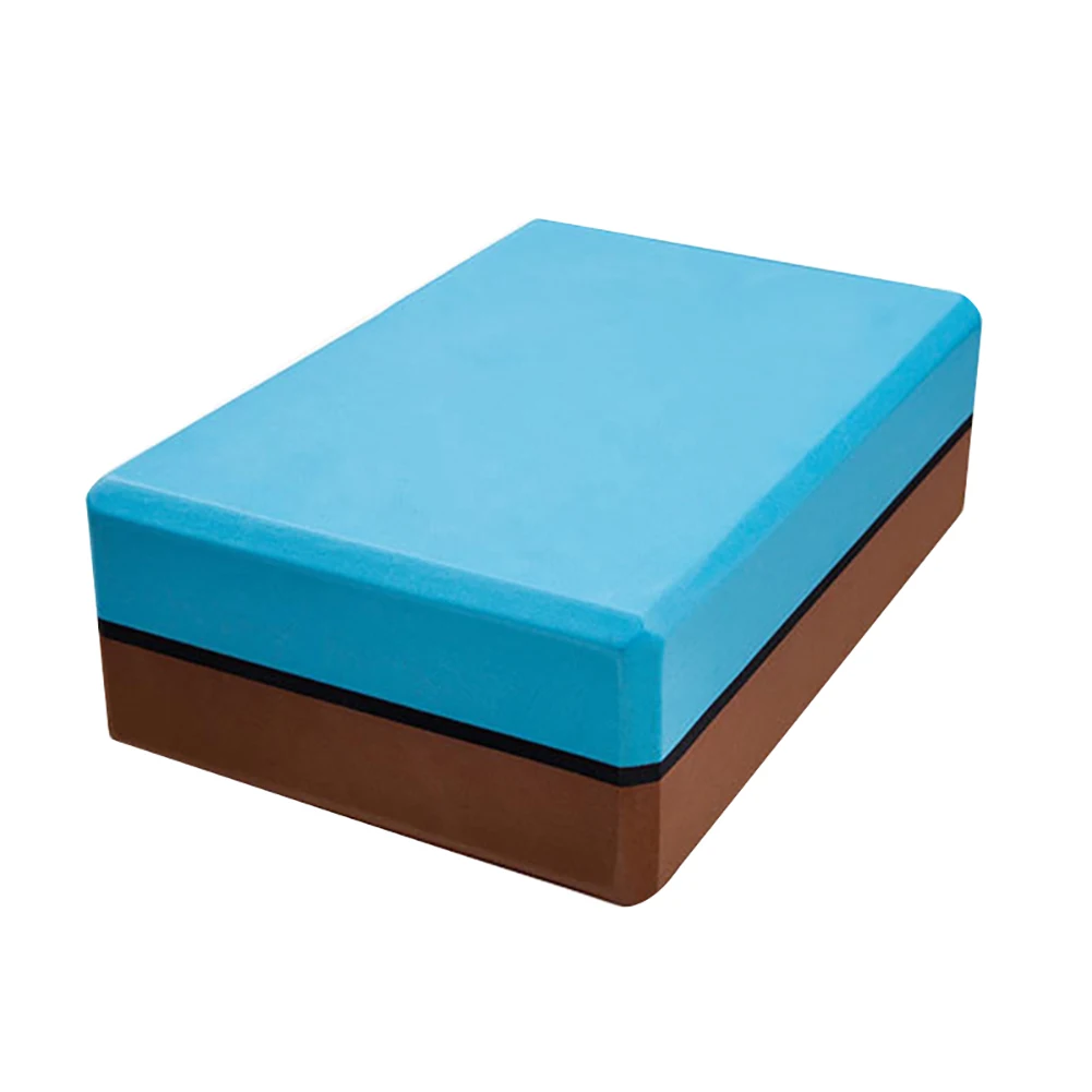 

Double Color Yoga Blocks EVA Foam Yoga Bricks Blocks Provides Stability Balance for Improve Strength and Deepen Pose Yoga Props
