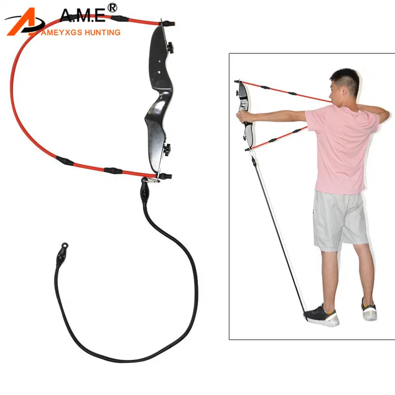 

1PC Archery Trainer Equipment Wooden Bow Riser Puller Adjustable Pounds Practice Training Outdoor Hunting Shooting Accessories