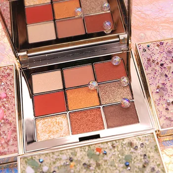 

Wholesale Shining Eyeshadow Palette Long Lasting Matte Eyeshadow Palette 9 Colors Perfect Color Make Up Eye Shadow Tray Set M3