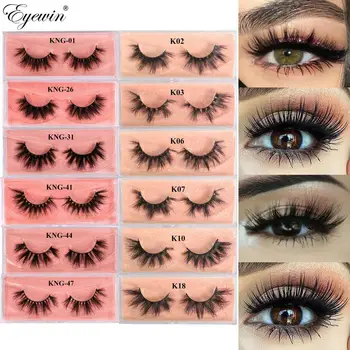 

Eyewin Lashes False Eyelashes Mink Lashes Makeup 3D Eyelashes Handmade Reusable Cruelty free Mink Lashes Popular Soft Lashes