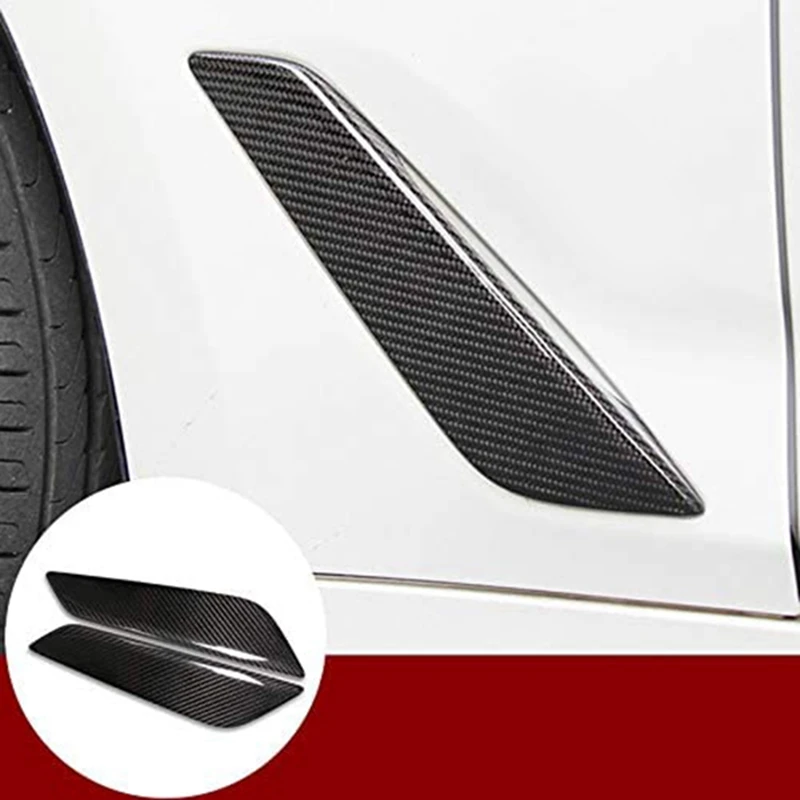 2Pc Fender Side Air Vent Outlet Cover Trim Decorative Sticker Car Accessories for BMW 5 Series G30 2017-2018 | Автомобили и