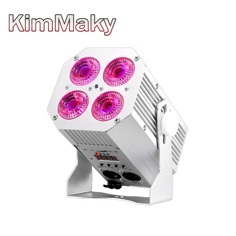 Доставка DHL Freedom Par Hex 4 4*18 Вт 6 в 1 RGBWA + UV DMX беспроводной аккумулятор Uplighter