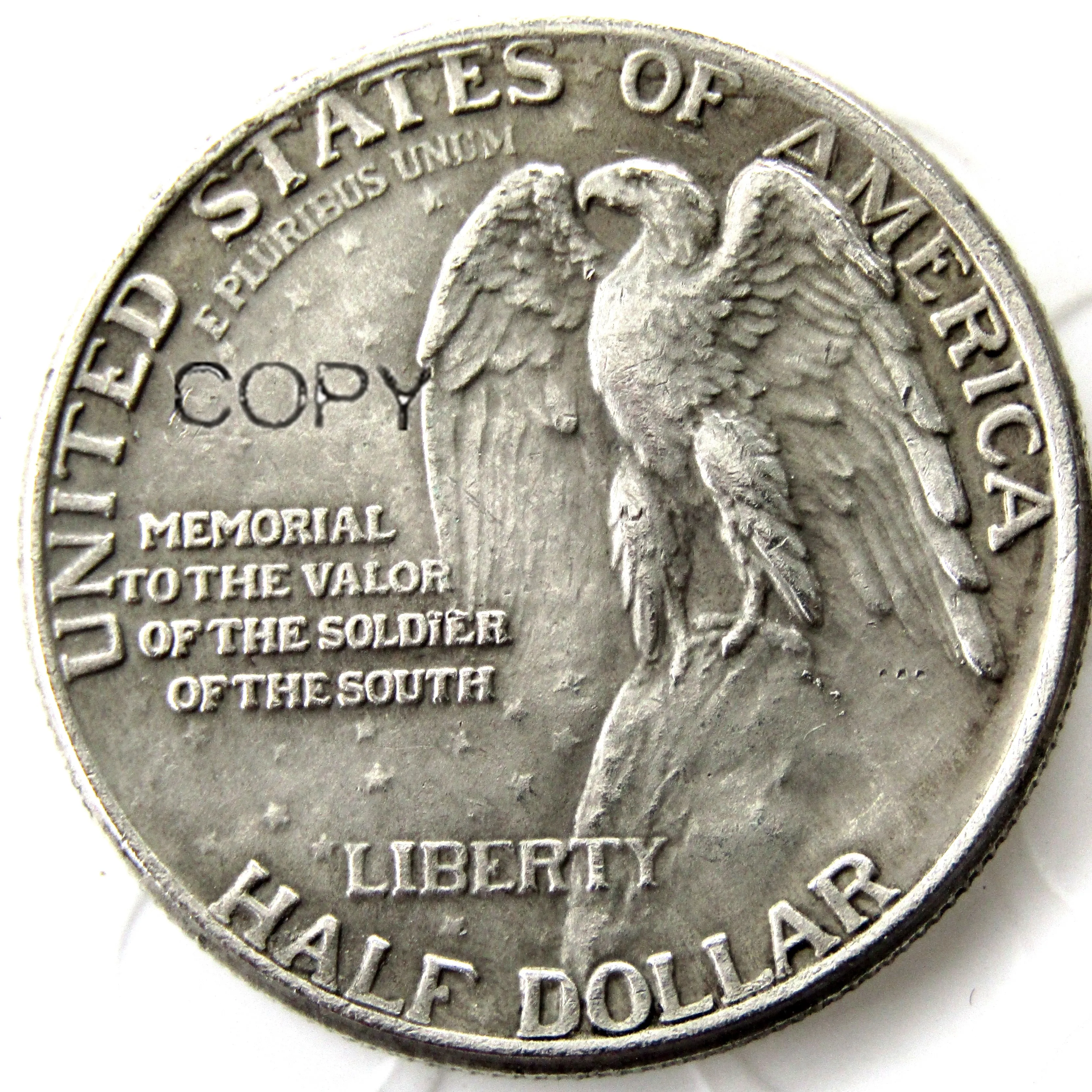 США 1925 год Каменная Гора половина искусственных монет посеребренные|us coins|coin
