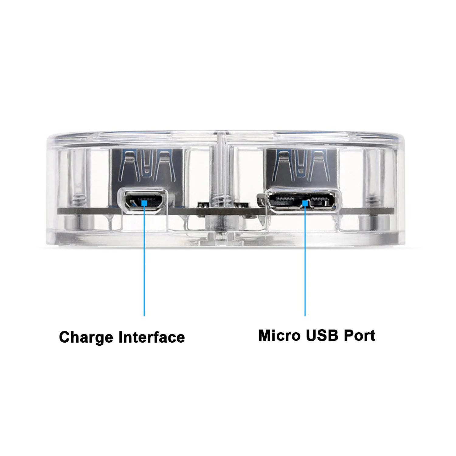 Elisona высокое Скорость 4 Порты USB 3,0 прозрачный концентратора концентратор usb-порт USB OTG usb-хаб для Apple Macbook Air ноутбук планшет