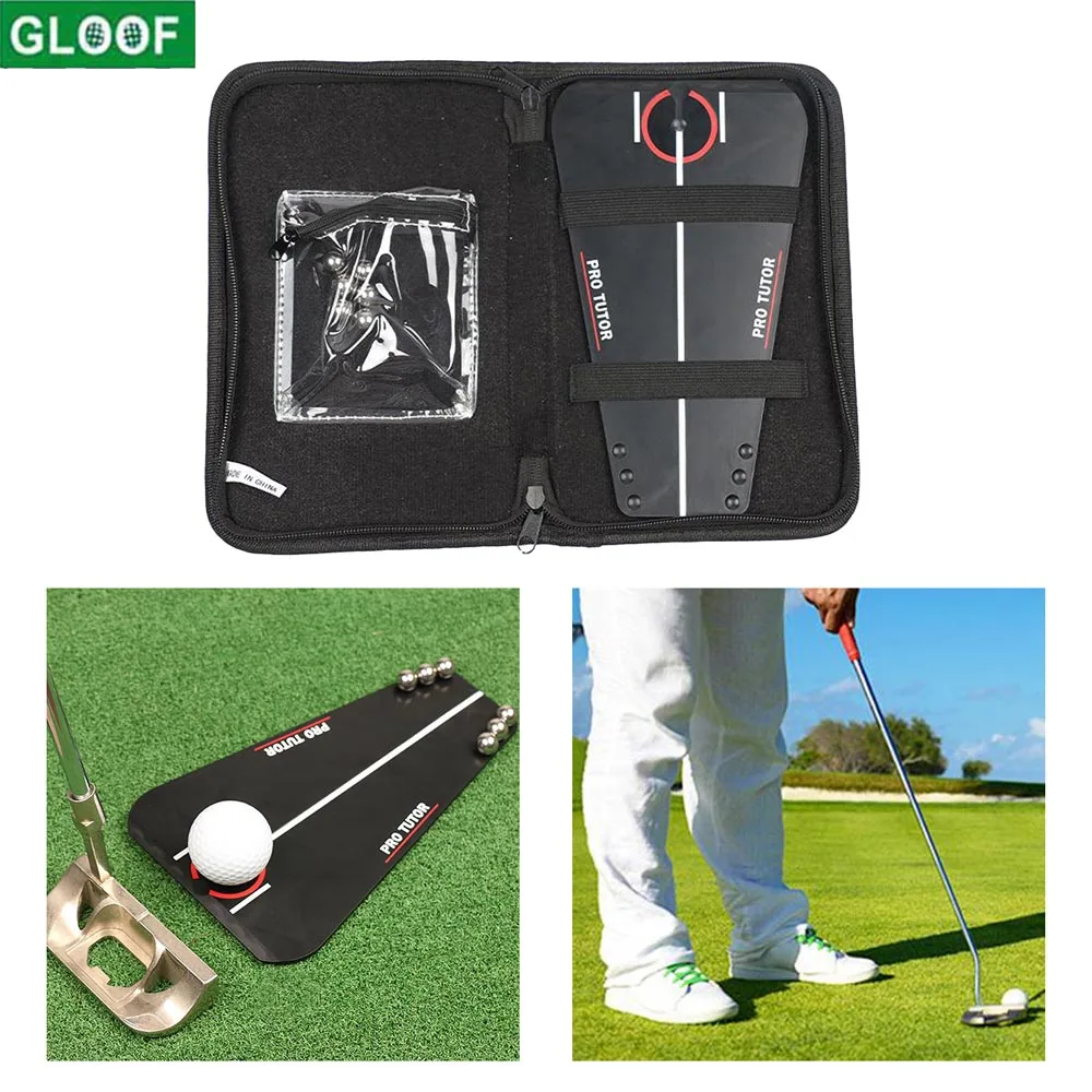 

Обучающий инструктор для игры в гольф с чехлом на молнии, аксессуары для игры в гольф, тренажер для качели, обучающий вспомогательный инструмент для выравнивания и тренировки в помещении и на улице