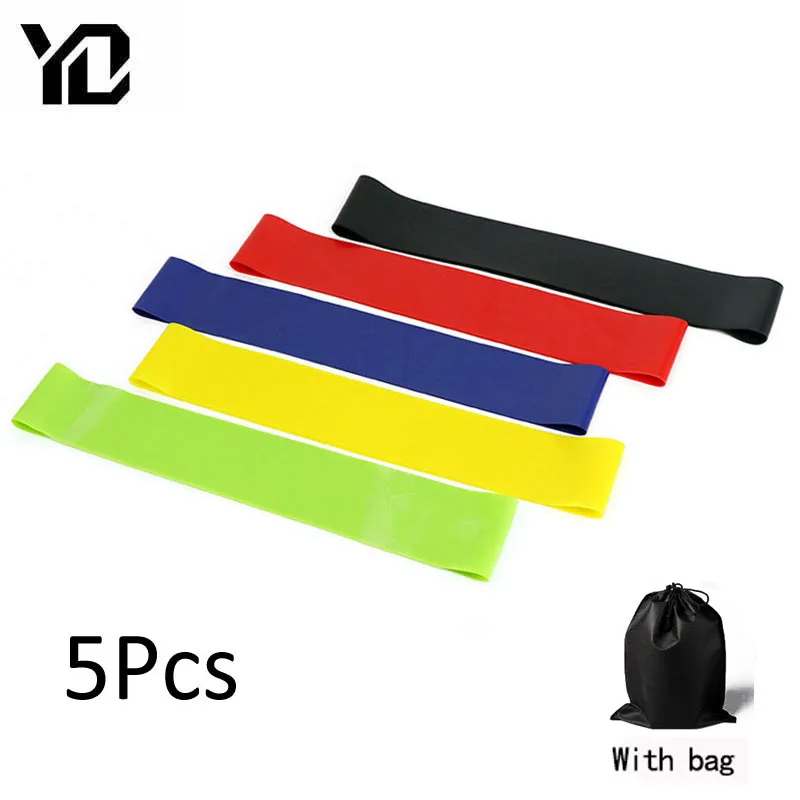 Fitness Gym Rubber-Bands Workout-Training-Equipment Pilates Yoga-Resistance Sprot 
